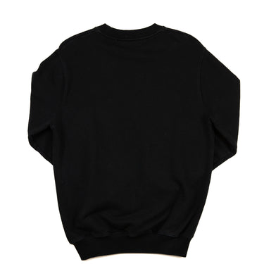 The back of the Off-White Mini Hand Logo Black Sweatshirt .