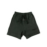The front of the Fear Of God ESSENTIALS Stretch Limo Sweatshorts Shorts XS.