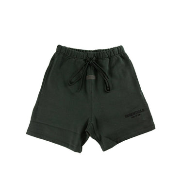 The front of the Fear Of God ESSENTIALS Stretch Limo Sweatshorts Shorts S.