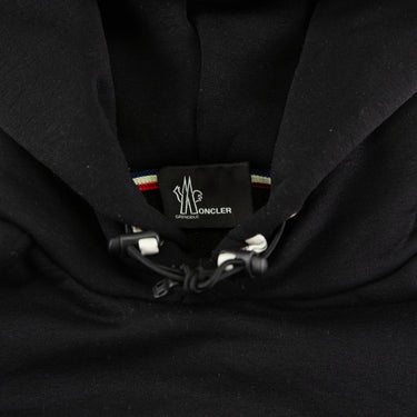 The label of the Moncler Logo Black Hoodie.