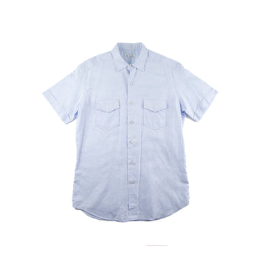 The front of the Loro Piana Short Sleeve Shirt.
