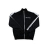 The front of the Palm Angels Black Track Jacket.