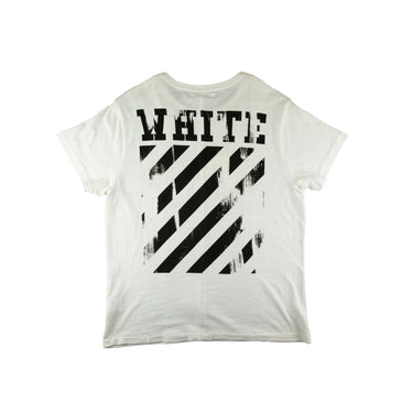 The back of the Off-White Caravaggio White T Shirt.