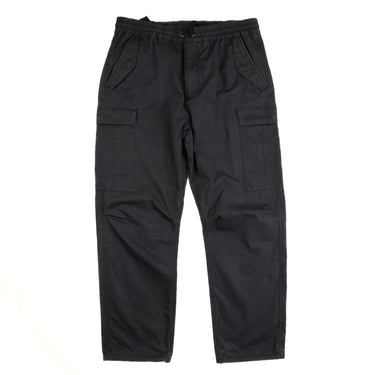 The front of the Burberry Navy Cargo Pants.