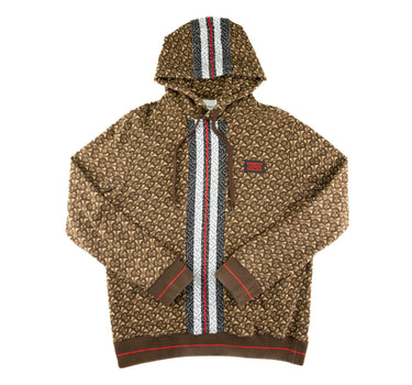 The front of the Burberry TB Monogram Hoodie.