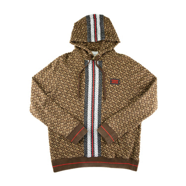 The front of the Burberry TB Monogram Hoodie.