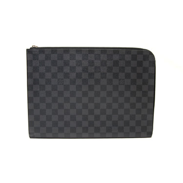 The  of the Louis Vuitton Damier Graphite Pochette Bag.