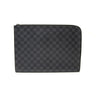 The  of the Louis Vuitton Damier Graphite Pochette Bag.