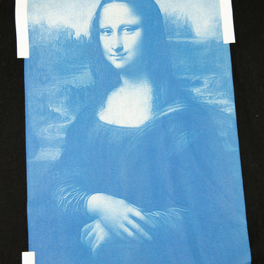 The print of the Off-White Mona Lisa Black Long Sleeve T Shirt.
