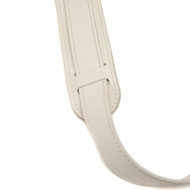 The strap of the Louis Vuitton 2018 Utility Belt Bag White Leather.