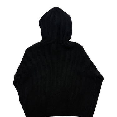 The back of the Celine Black Wool Hoodie.