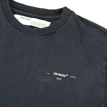 The logo of the Off-White 2013 Cutout Arrows Black T-Shirt.