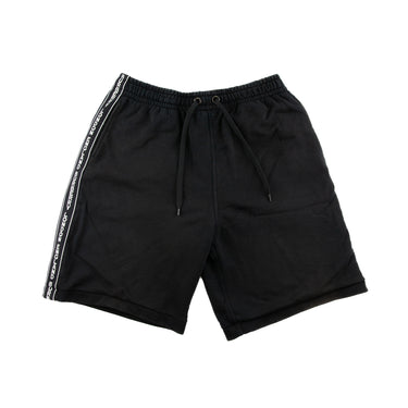 The front of the Burberry Cotton Black Shorts.