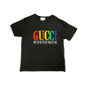 The front of the Gucci Cities Print Black T Shirt.