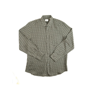 The front of the Burberry TB Monogram Silk Shirt.