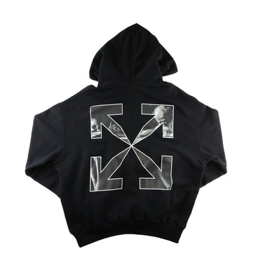 The back of the Off-White Caravaggio Black Hoodie.