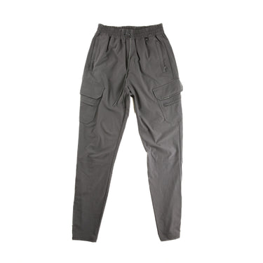 The front of the Represent Grey Cargo Trousers.