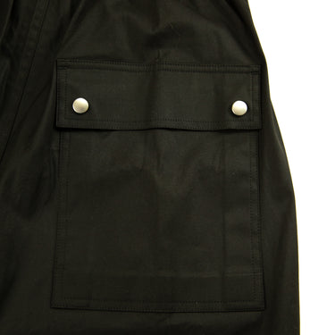 The pocket of the Rick Owens Bela Bermuda Shorts.