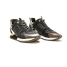 The side of the Louis Vuitton Run Away Black Brown Monogram.