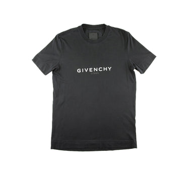 The front of the Givenchy Logo Black T Shirt.
