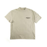 The front of the Fear Of God ESSENTIALS Dark Oatmeal T Shirt L.