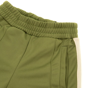 The logo of the Palm Angels Khaki Sweatpants S.