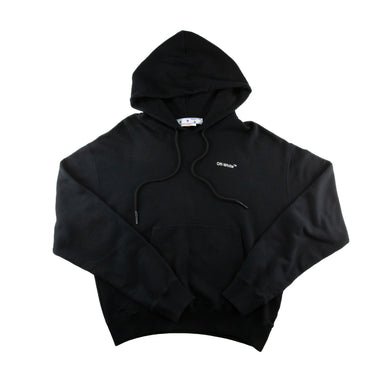 The front of the Off-White Caravaggio Black Hoodie.